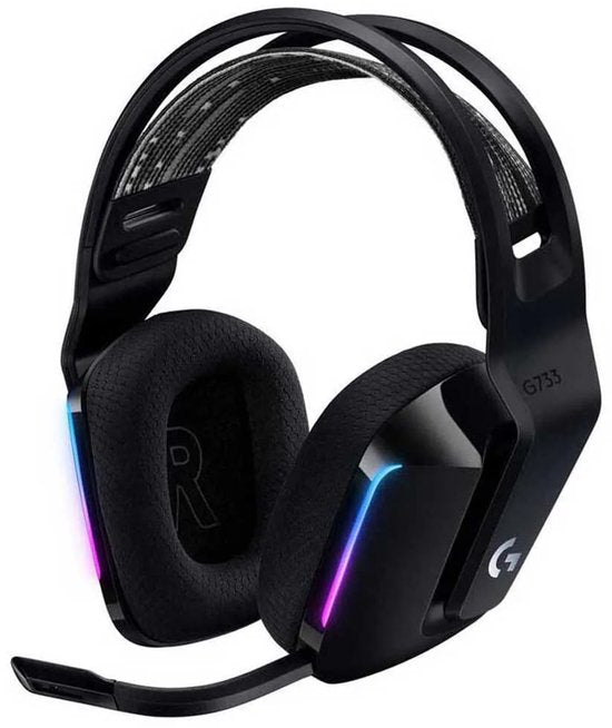 Logitech G733 LIGHTSPEED - Casque de jeu sans fil - PS5/PS4 et PC - Noir