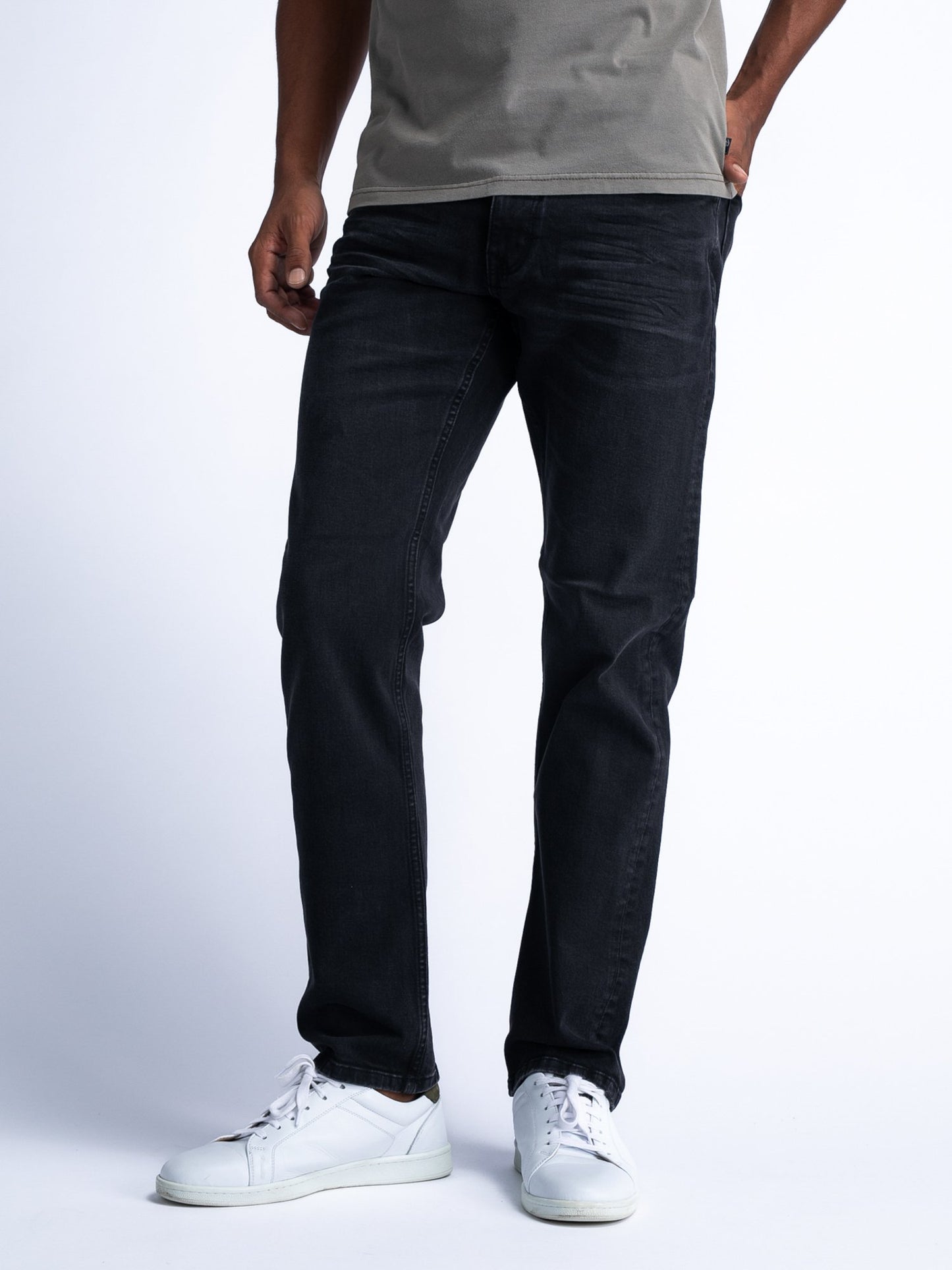 Starling Straight Denim W31-L32 Black Stone - Jean confortable à coupe régulière