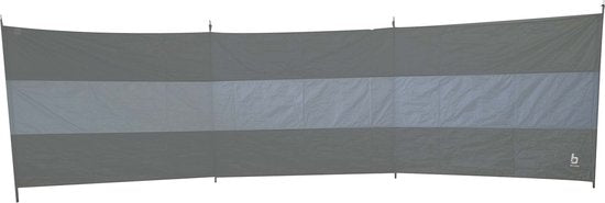 Bo-Camp - Pare-vent - Brendan - 3 compartiments - Gris/Anthracite