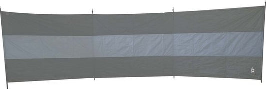 Bo-Camp - Pare-vent - Brendan - 3 compartiments - Gris/Anthracite