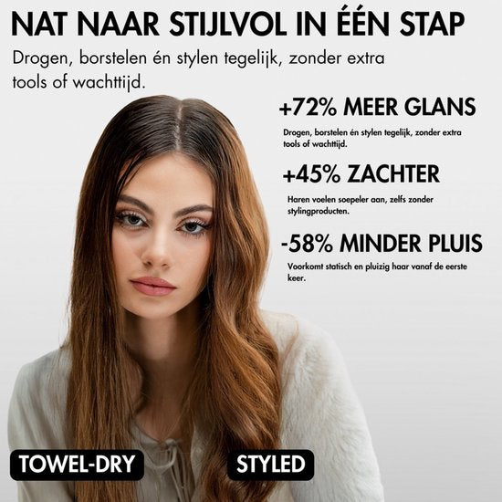 Sansbeauté® 9-in-1 Airstyler with Diffuser - Multistyler - Brosse sèche-cheveux cheveux courts - Boucleur de cheveux - Styler les cheveux - Sèche-cheveux - Brosse chauffante - Brosse à boucler - Fer à boucler - Lisseur de cheveux - Brosse de stylisme - 5