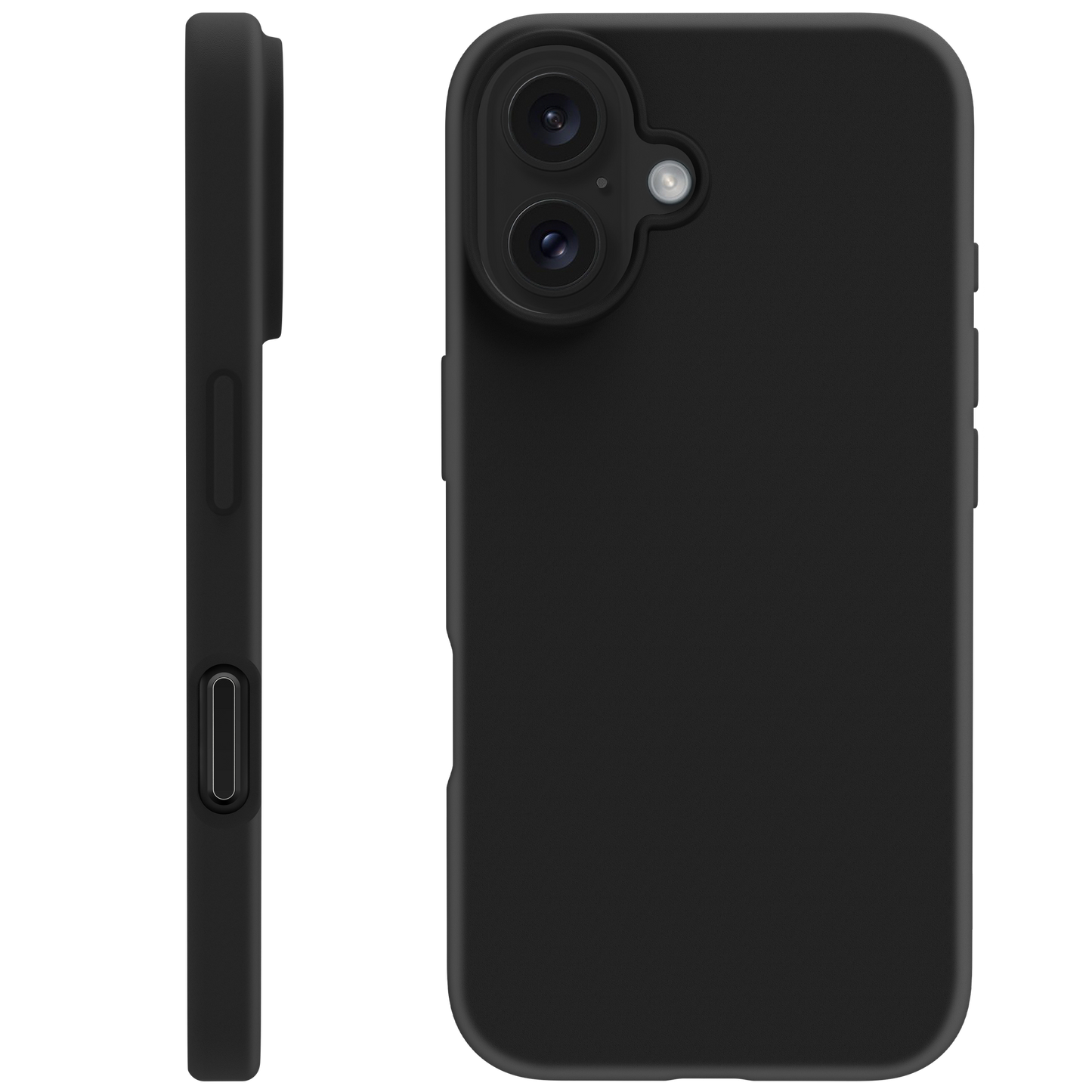 BeHello Case iPhone 16 Soft Touch - MagSafe - Noir