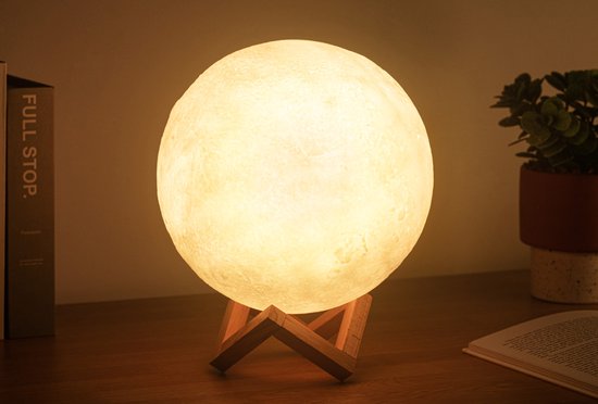 Vlectro Moon Sleep - 16 Couleurs - Dimmable/Sans fil - 22x22x22cm