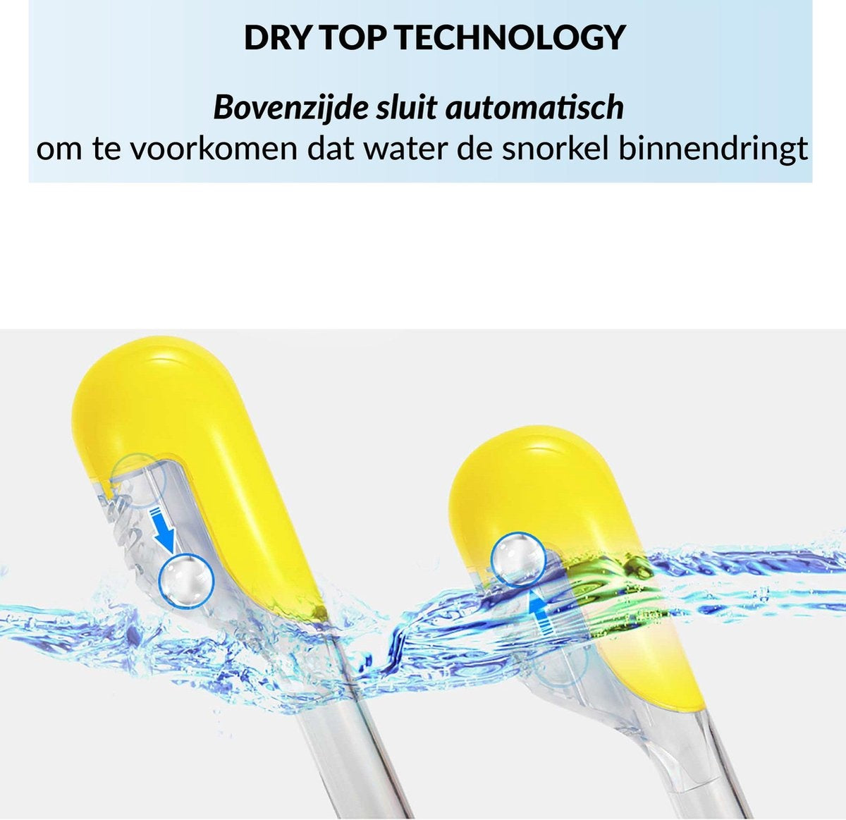 Gadgy Snorkelmasker voor kinderen - Snorkelset Blauw - Full Face Duikmasker Kind - Duikbril met Snorkel - Snorkelen en duiken in 2024