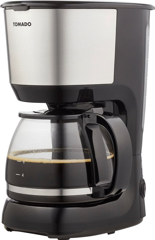 Tomado TCM1201S - Machine à café - Café filtre - 10 tasses - Noir/inox