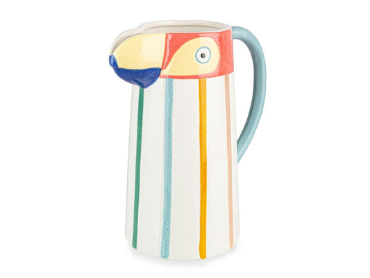 Vase « Toucan » de Bizzotto Wiki - Hauteur 23,5 cm - Multicolore