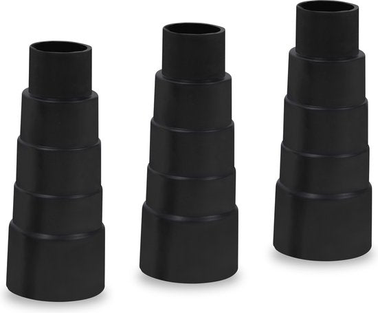 VONROC Adaptateur de vide / Adaptateur universel pour orifices d'extraction de 26-40mm - Pour outils électriques - 3 pièces