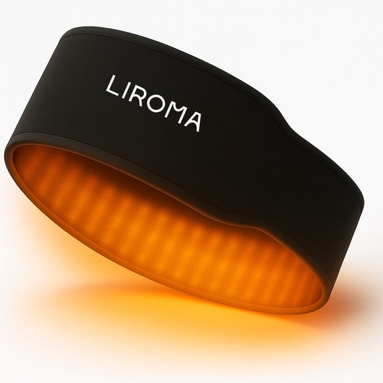 LIROMA® Bande dorsale infrarouge portable - Bas du dos, épaules, jambes - Thérapie infrarouge - Infrarouge lointain - Lampe infrarouge - Bande amincissante - Ceinture de fitness - Bande chauffante - Thérapie par la lumière rouge - Thérapie par la lumière