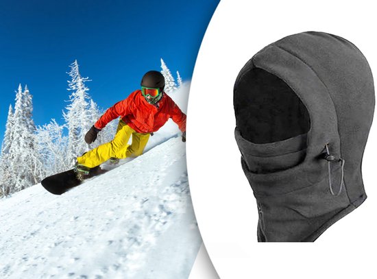Cagoule - masque de ski/snowboard - cache-cou unisexe noir