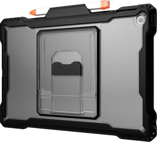 MAXCases Shield Extreme-X Noir avec support pour Pencil / Crayon Apple iPad 8 (2020) / iPad 7 (2019)