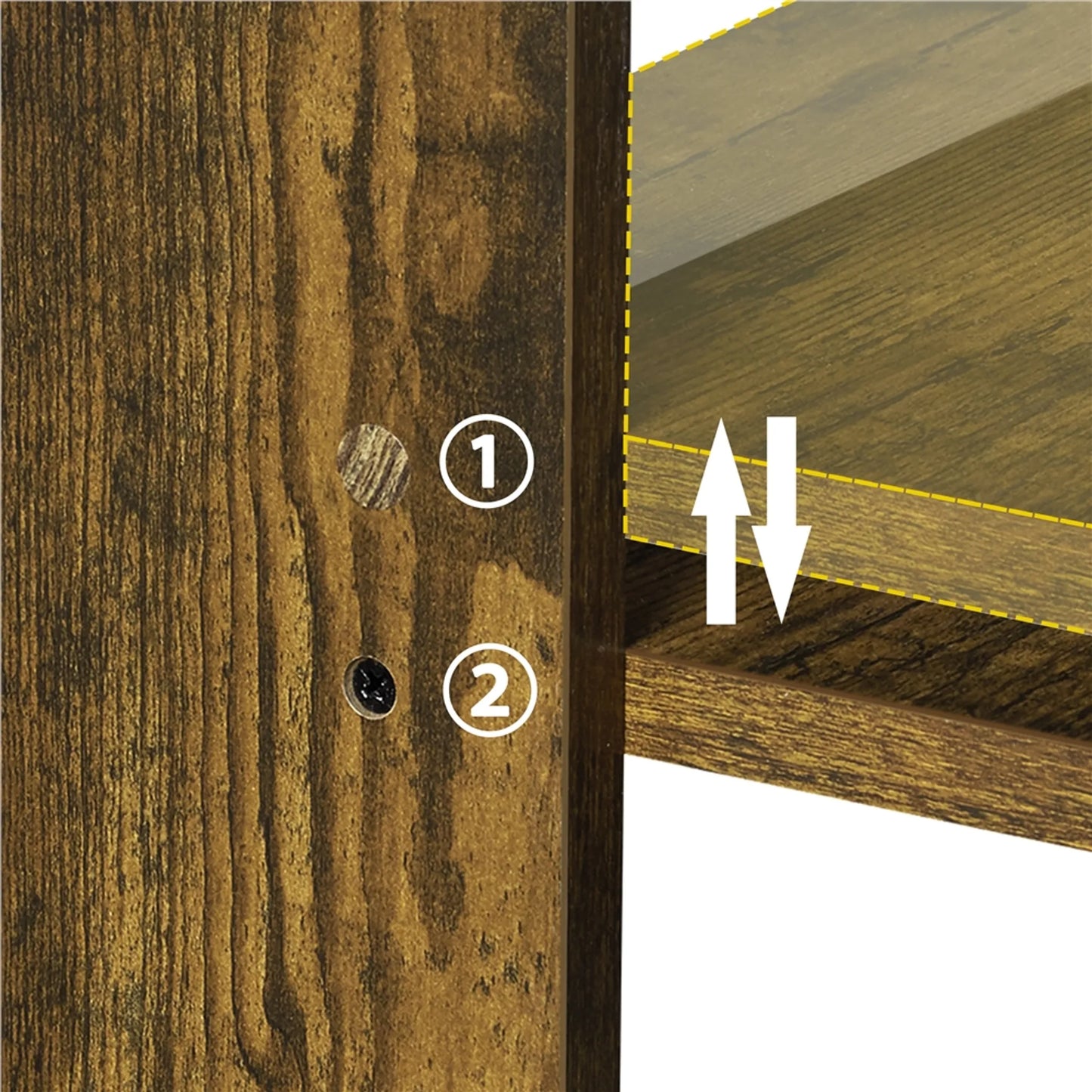 Yaheetech Table Basse avec Fonction Lift-Top - Avec Rangement Caché et Dégagement Inférieur Réglable et Mécanisme à Ressort - Pour Salon et Bureau - Mdf Marron Rouille et Métal - 120 x 59 x 49.5-62.5 cm