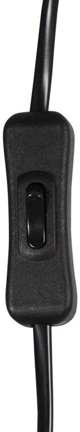 Applique murale Bollique 4609ZW : applique murale en métal noir avec verre fumé, douille E14, style tendance - Steinhauer