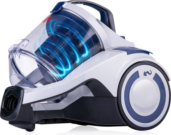 Dirt Devil Aspirateur sans sac DD2504 - Filtre HEPA 12 - 3 accessoires - 700W - Blanc