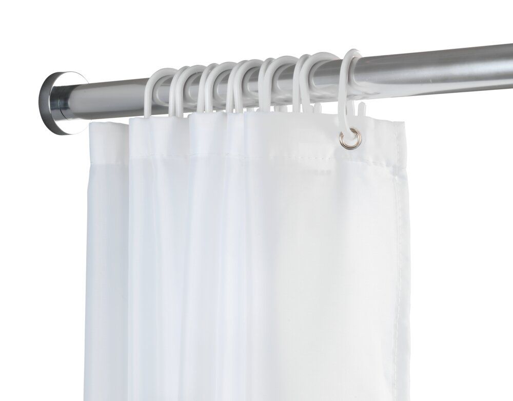 Barre de douche télescopique WENKO Luz, chrome - 70-115 cm - acier inoxydable