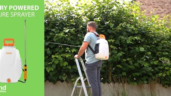 Arroseur dorsal Toolland avec batterie rechargeable - 12 L
