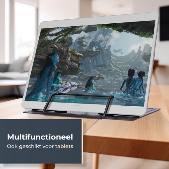 Castagnola Support de livres ajustable - Support de livres avec 6 supports - Support de livres en métal - Support antidérapant pour tablettes - Livres de cuisine et de lecture