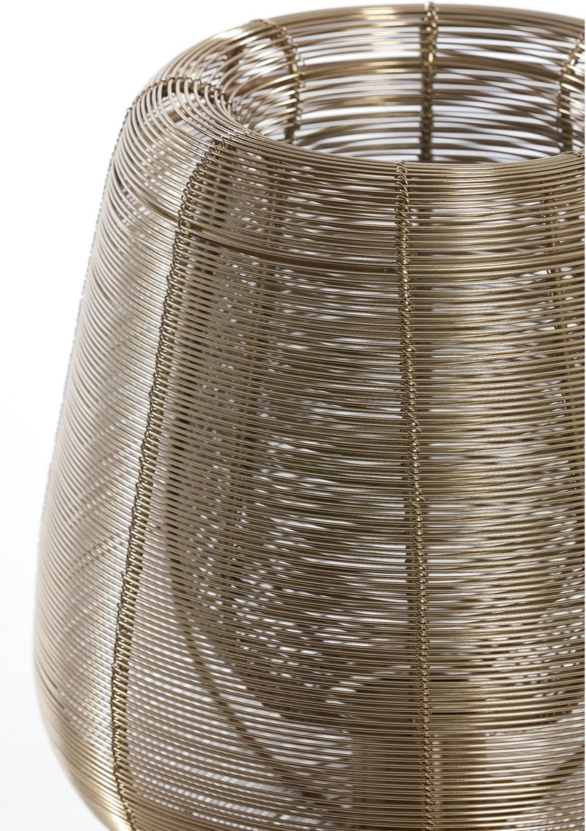 Light & Living Lampe à poser Aboso - Or - Ø24cm - Moderne