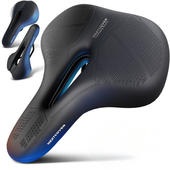Selle de vélo NEXTCOVER® City avec Memory Foam 3.0 - L'originale - Selle de vélo ergonomique pour femme ou pour homme avec Memory Foam 3.0 pour un confort de conduite maximal - Selle de vélo confortable et moelleuse