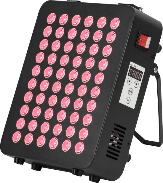 LIROMA® Luminothérapie rouge - 2 longueurs d'onde - Minuterie - Lampe infrarouge LED - Thérapie infrarouge - Thérapie par la lumière rouge - Lampe à collagène - Fibromyalgie - Thérapie par la lumière