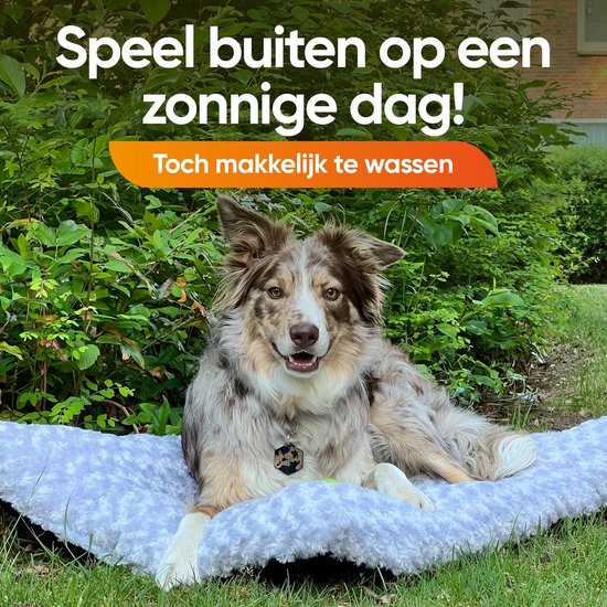 Happysnoots® Coussin pour chien 120 x 80 cm - Coussin pour panier XXXL - Lit pour chien marron - Grand coussin pour animaux - Lit de luxe pour chien