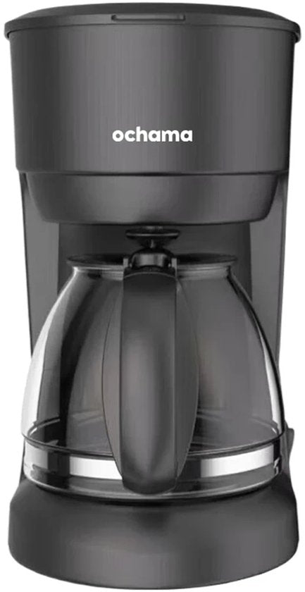 Cafetière à filtre Ochama, cafetière compacte entièrement automatique, mini-cafetière pour la maison et le bureau, avec carafe à café incluse