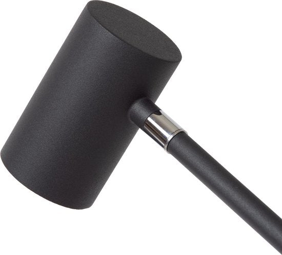 Lucide TIPIK - Lampadaire rechargeable - Batterie - LED à 3 niveaux de réglage de l'intensité - 1x3 W 2700 K - Noir
