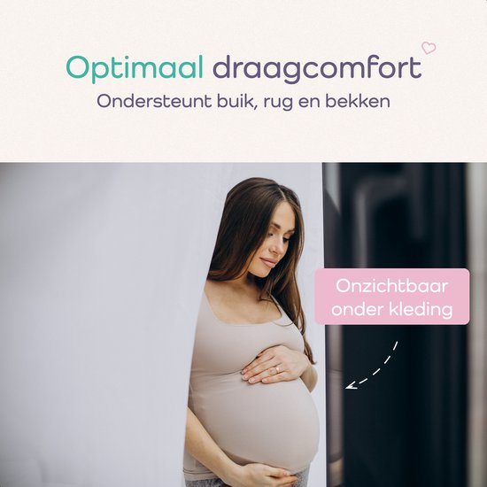 Ceinture abdominale et pelvienne de maternité Qwali pour le post-partum - Vêtements de maternité - Noir