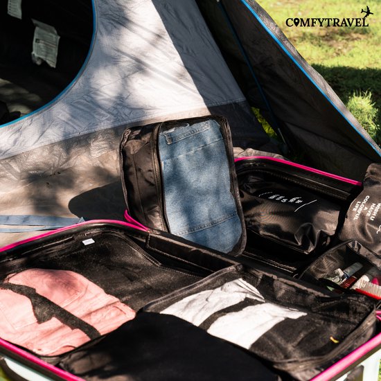 Comfytravel Packing Cubes Set - Organisateur de voyage pour valise / sac à dos - Accessoires de voyage - Imperméable / 8 pièces
