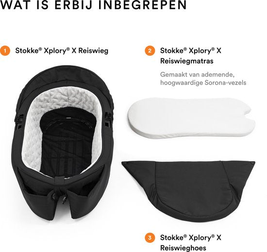 Nacelle de voyage Stokke® Xplory® X - Bleu royal