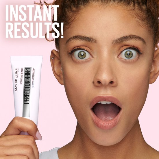 Maybelline New York - Instant Age Rewind Perfector 4-en-1 Mat - Deep - Base, correcteur, BB crème et poudre dans un seul tube - 30 ml