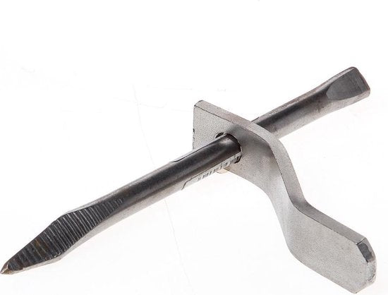 Crochet à plâtre Toolland, 2 pièces, noir, 200 mm