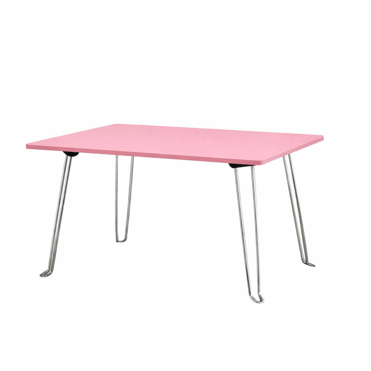 SoBuy Table de lit pliable - Table pour ordinateur portable - 60x40x31 cm - Bois et métal - Compacte et multifonctionnelle