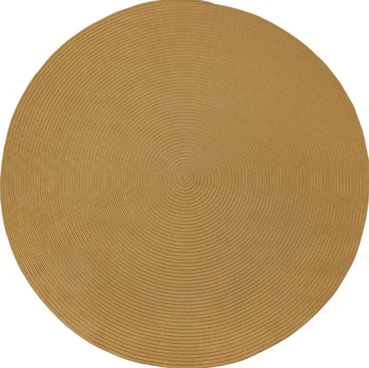 tectake® tapis tressé Raya - Ø 160 cm - aspect jute brun