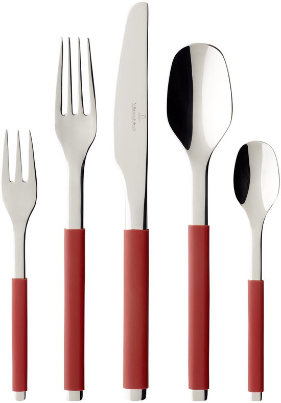 Villeroy & Boch S+ Cranberry Set de couverts 30 pcs