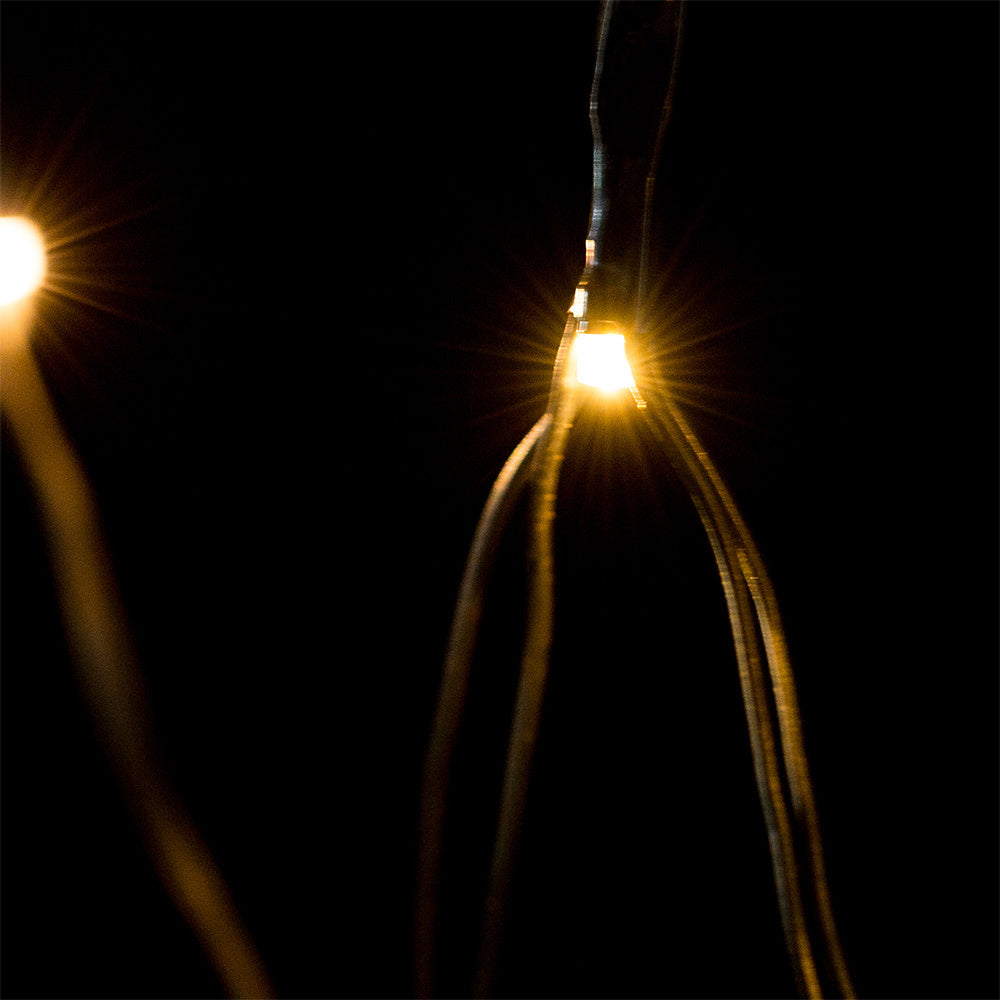 Filet lumineux de Noël Deuba avec 160 LED blanc chaud | pour l'intérieur et l'extérieur | 200 x 150 cm | AVEC télécommande