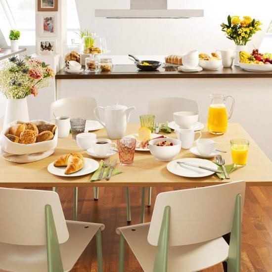 Assiette à petit-déjeuner Villeroy & Boch For Me 23 cm - Porcelaine/blanc