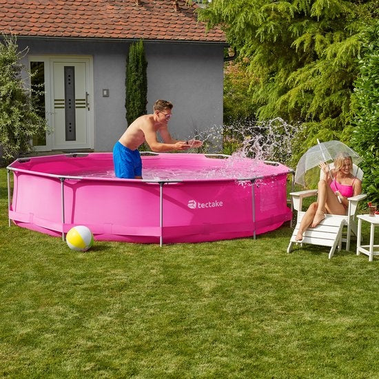 tectake® - Piscine - Piscine ronde avec pompe de filtration Ø 360 x 76 cm - 403824