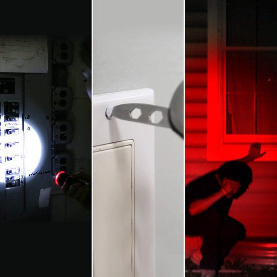 Panta Safe Guard - Lampe de poche - Situations d'urgence - Outil multifonctions - Camping