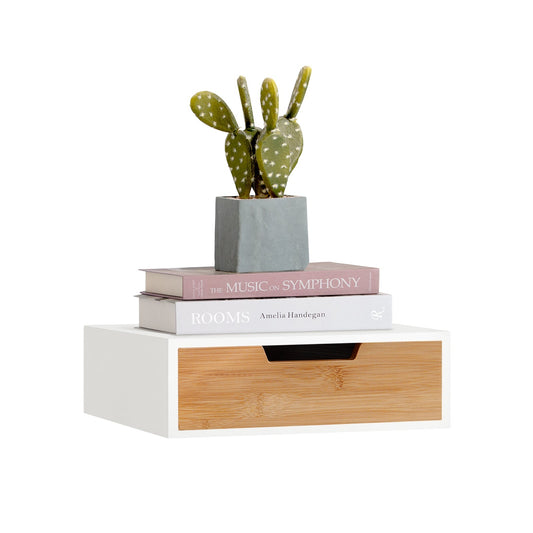 SoBuy FRG179-WN Porte-capsules à café - Bambou - 30x9x31 cm