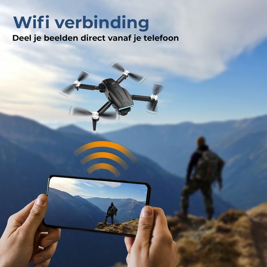 Drone Denver avec double caméra - Contrôle via une application (WiFi) - Vue en direct - pour l'extérieur - Adultes et enfants - DCW3520
