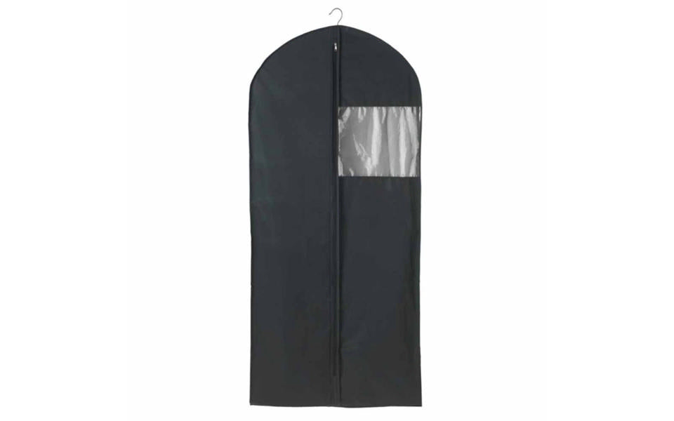 Housse à vêtements WENKO noire XXL - 60 x 12 x 135 cm - PEVA - Avec fermeture éclair et fenêtre de visualisation