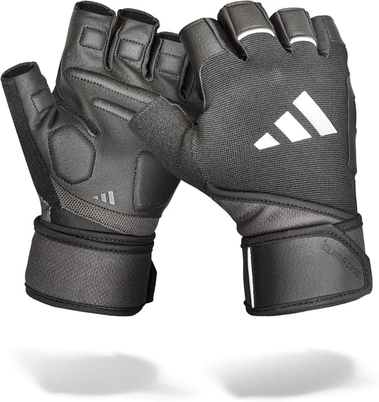 Gants d'entraînement Adidas Wrist Wrap - Taille L - Noir - Rembourrés