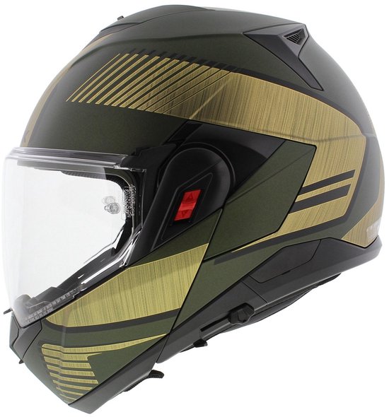 Casque SHARK Oxo Sikter Mat Vert Chrome Or GUQ - Taille XL - Casque