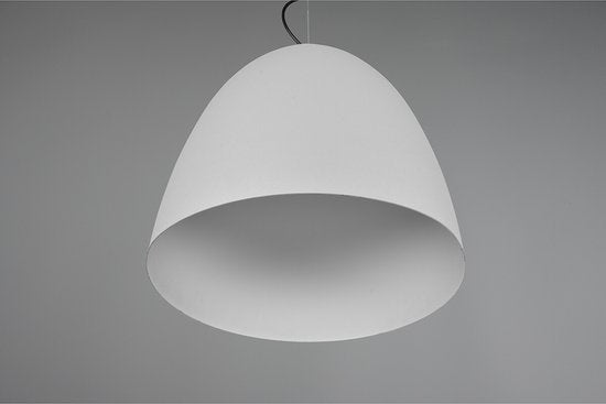 Reality - Suspension LED - Luminaire suspendu - Douille E27 - 1 source lumineuse - Ronde - Grise - Aluminium