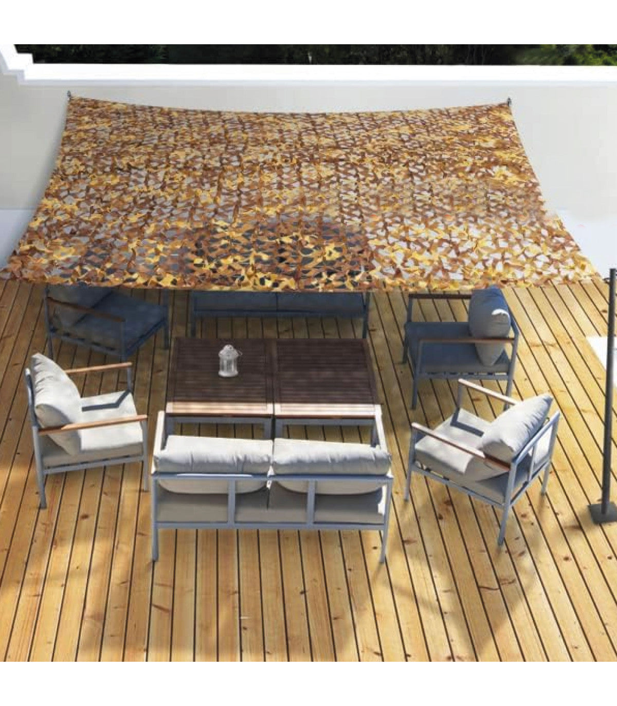 Toile d'ombrage en polyester - Beige - 200 x 300 cm