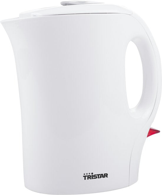 Bouilloire électrique Tristar WK-3372 - 1 100 W - 1 L - Adaptée au camping - Blanche