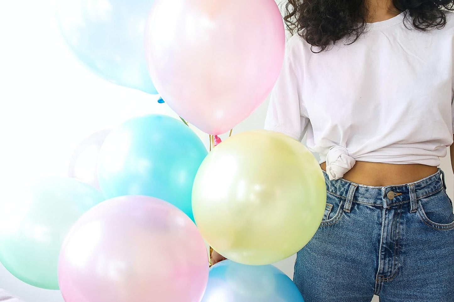 Bouteille d'hélium Trendario pour 50 ballons - Jaune - 25 x 25 x 45 cm - 0,35 m³ d'hélium - Raccord de remplissage inclus