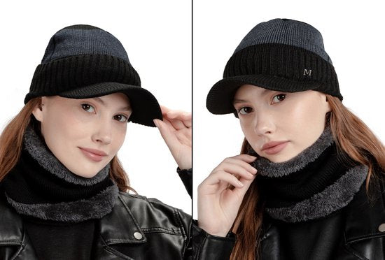 Milanoro - Bonnet chaud pour garder la tête au chaud par temps froid - Noir