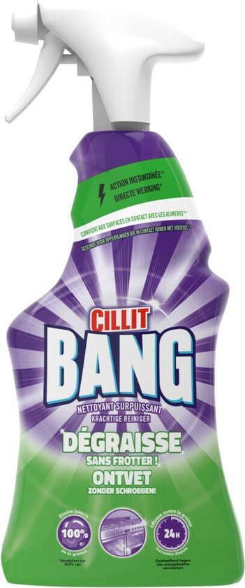 Cillit Bang Power Cleaner Spray nettoyant dégraissant universel 750 ml