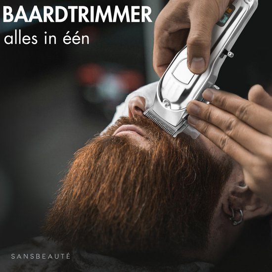 Tondeuse professionnelle sans fil - Tondeuse à cheveux pour hommes - Sansbeauté® - Cheveux Hair - Tondeuse à cheveux - Machine à cheveux pour coiffeurs - Tondeuse à cheveux - Tondeuse à barbe - Dispositif de coupe - Tondeuse à cheveux pour coiffeurs - Ton